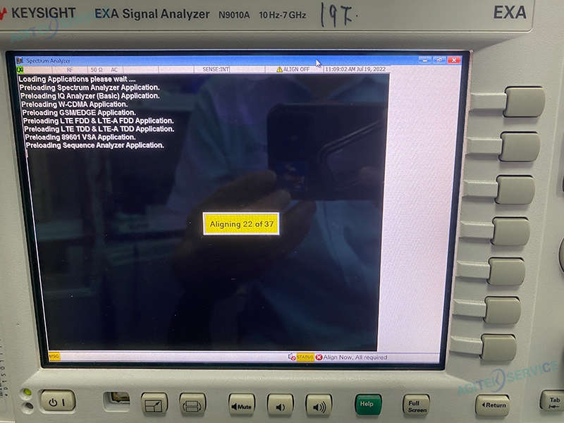 安捷伦频谱分析仪N9010A测试中会中断信号维修