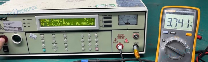 华仪安规测试仪7440电压输出异常维修